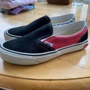 Black Patterned Vans